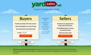 People found us searching for. . Yardsales net